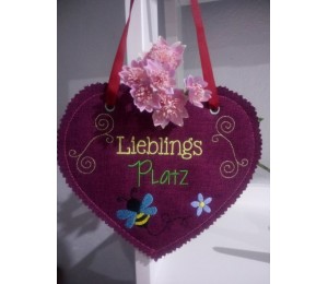 Stickserie ITH - Schilder Terrasse